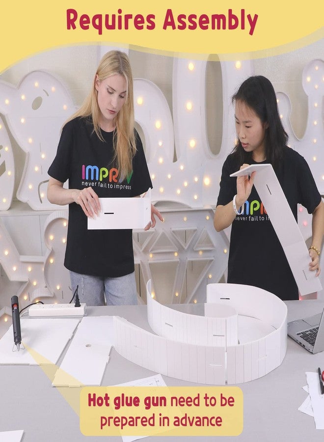 imprsv أرقام مضيئة كبيرة لتزيين حفلات أعياد الميلاد الخمسين: أرقام مضيئة بطول 3 أقدام، ديكور عيد ميلاد للرجال والنساء، لافتة كبيرة، حفلة، ذكرى سنوية، تقاعد، خلفية من الورق المقوى، لوحة فسيفساء، بالونات. - Image 3